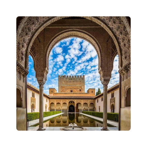 Alhambra view from a window