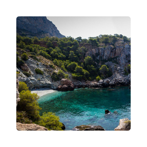View of La herradura beaches